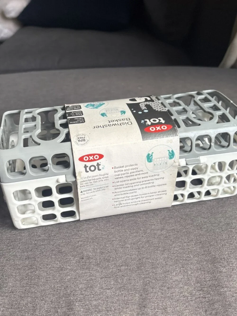 OXO TOT Dishwasher Basket For Bottle Parts Accessories/Pathalate/BPA/PVC Free